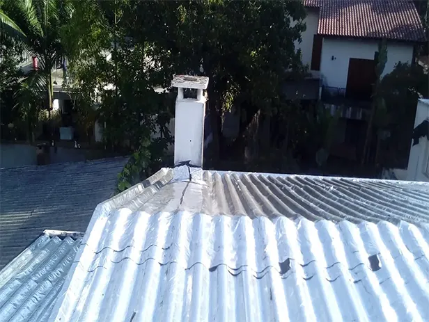 Instalação de Manta na Vila Santa Catarina